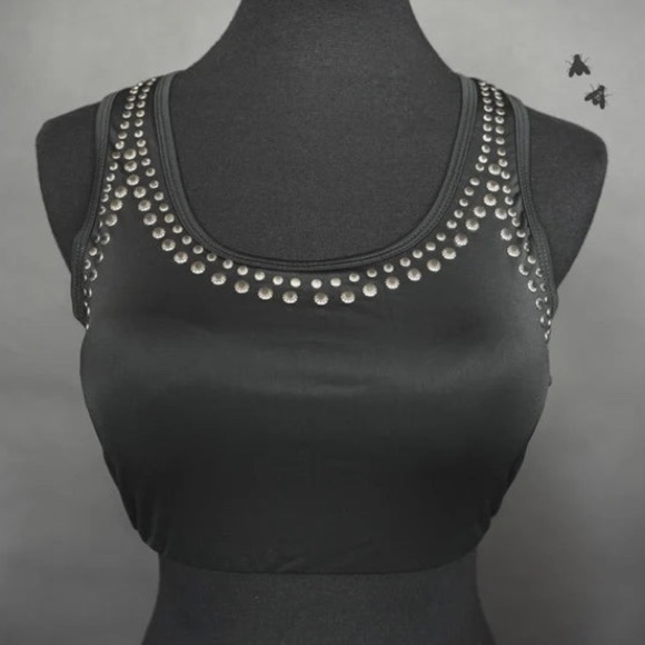 Two Fly CABO COWBOY YEEHAW TOP Studded Swim Top | NEW/NWT!! 🖤🕶️☀️🤠 - Picture 6 of 15